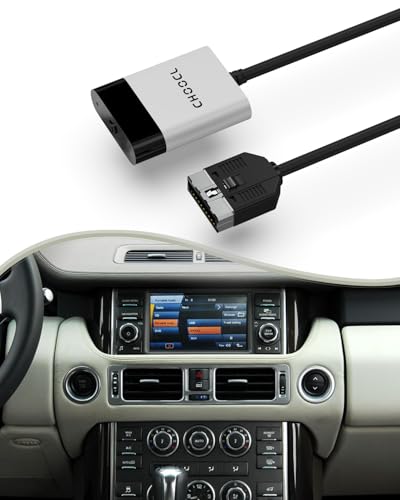 Bluetooth Adapter mit iPod-Kabel, Premium sans Fil Transmitter für Land Rover, Range Rover und Jaguar – Bluetooth 5.0 mit HD-Sound