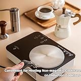 Gocoffun Heat Diffuser Plate,13cm Stainless Steel Gas Stove Diffuser Plate, Cooktop Heat Diffuser Cooking Induction Adapter for Moka Pot, Coffee Cookware (5 inch) - Image 4