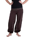 Vishes – Alternative Bekleidung – Chino Haremshose aus handgewebtem Stoff