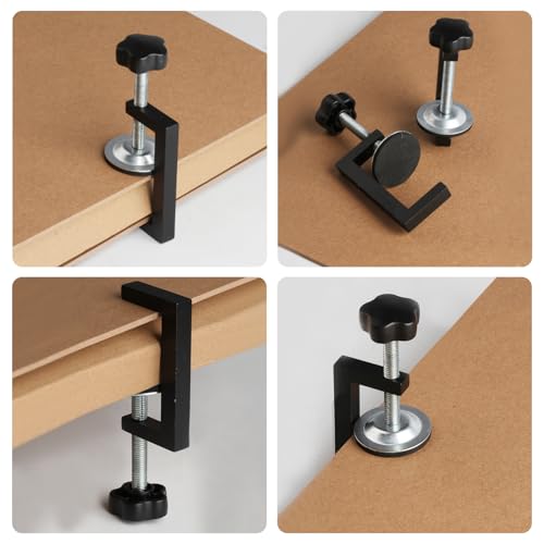 Miniatura 4 de 4 Pcs Abrazaderas En C, Abrazaderas Metalicas En G, Sargentos Carpintero En G Ajustables 15-57 Mm Universal, Herramientas De Sujeción Para Madera Sujetar Carpintería De Soldadura Manualidades