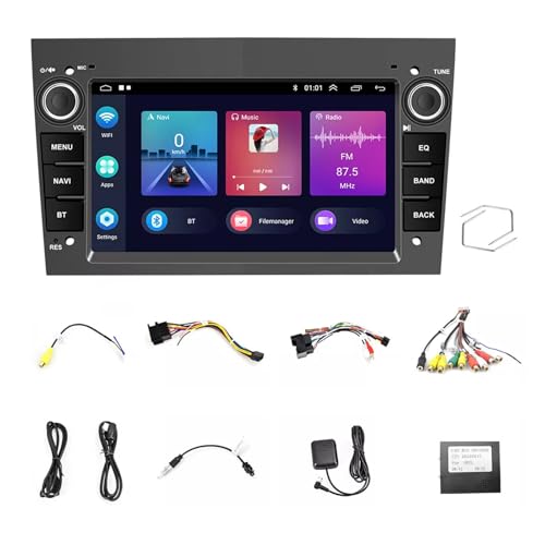 AMSLSIU �J�[���W�I �ɂƂ���DSP�@�\ HiFi�T�E���h AM/FM�`���[�i�[ EQ �J�[���W�I Bluetooth�Ή�, 2+64G