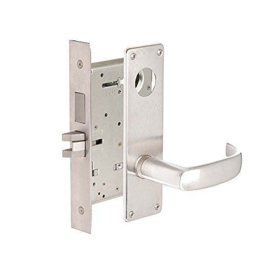 CORBINRUSSWIN ML2065-PSN-626-LC 626 Satin Chrome, Lever PSN Princeton, Dormitory/Exit, Steel; Stainless Steel; Brass