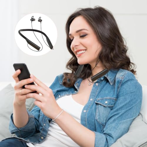 Lembeauty Casque Tour de Cou, Casque Tour de Cou sans Fil - Son stéréo – vue 3