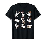 Funny Baseball Goose Baseball Silly Goose Game Day Sports T-Shirt