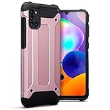 SPEZIALANFERTIGUNG, DIE SITZT WIE ANGEGOSSEN: Diese exzellent gefertigte Hülle ist eine Spezialanfertigung, die auf das Samsung Galaxy A31 passt wie angegossen. Die präzisen Ausschnitte für Kamera und Anschlüsse erlauben es Bilder zu fotografieren, das Handy zu laden und die Kopfhörer zu nutzen ohne die Hülle abzunehmen. Alle Tasten bleiben problemlos bedienbar.