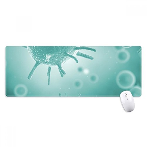 Tapis de souris xl motif cellule biologique antidérapant pour bureau d'analyse