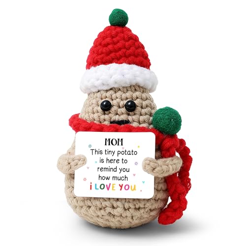 Muñeco de crochet papa divertida para regalo miniatura 1