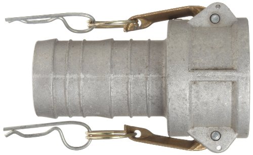 Dixon Valve & Coupling G300-C-Al Aluminum A380 Global Type C Cam And Groove Hose Fitting, 3" Socket X 3" Hose Id Barbed #TOP1