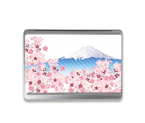 Image of MightySkins Carbon Fiber Skin Compatible with Microsoft Surface Laptop Studio 2 (2023) Full Wrap Kit - Fuji Scene | Protective, Durable Textured Carbon Fiber Finish | Easy to Apply | Made in The USA
