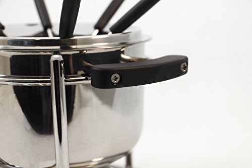 Excelsteel 527 Fondue Set, 11 Piece, Stainless Steel #TOP4