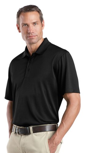 Cornerstone Select Snag Proof Polo. Cs412 [Apparel] Black #TOP2