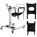 Seveni Patient Lift Transfer Chair Portable Transfer Wheelchair - Multifunctional Care Chair, Car Lift Assist, Bedside Commode Mobility & Daily Living Aids