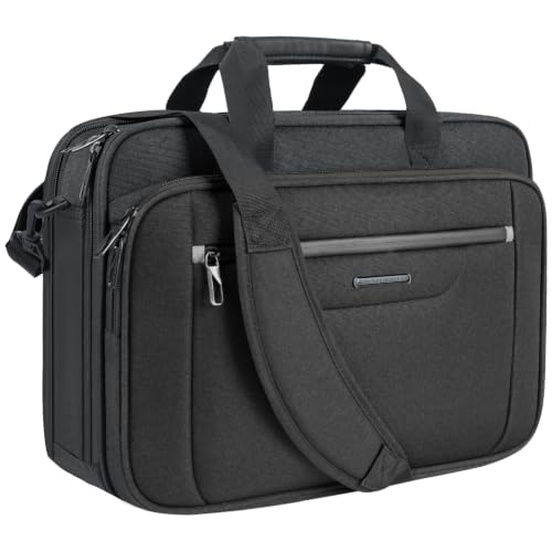 Image of VANKEAN Laptop Briefcase Fits 15.6 inch-16 inch Laptop Slim Expandable Shoulder Bag