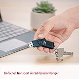 Hama pendrive dysk USB A 3.0 (128 GB, 128GB, pamięć flash, 70 MB/s, metalowy, przenośny, zewnętrzny) niebieski