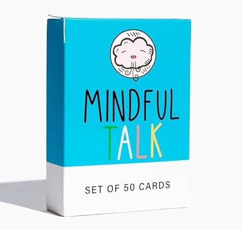 Mindful Talks - Mindfulness Game for Kids: Mindful Talk Cards for Children and Parents - for Authentic and Meaningful Conversations
