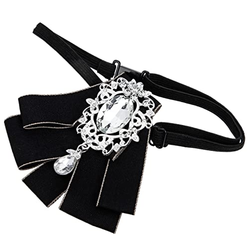 Kids Rhinestone Bow Tie for Performance Elegant Suit Accessory Adjustable Size for Boys for Formal Events and Dress-Up