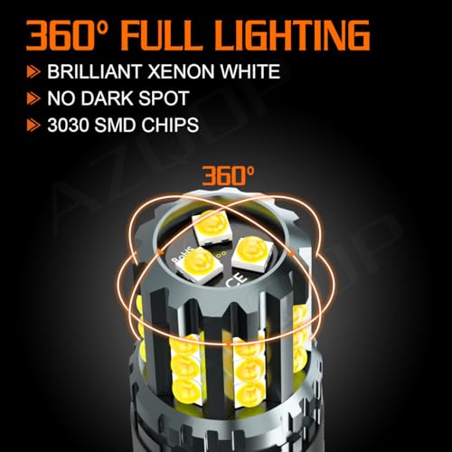 Bombillas LED reversa 3157 para GMC Sierra 1500-3500 2001-2013, 2 piezas miniatura 6