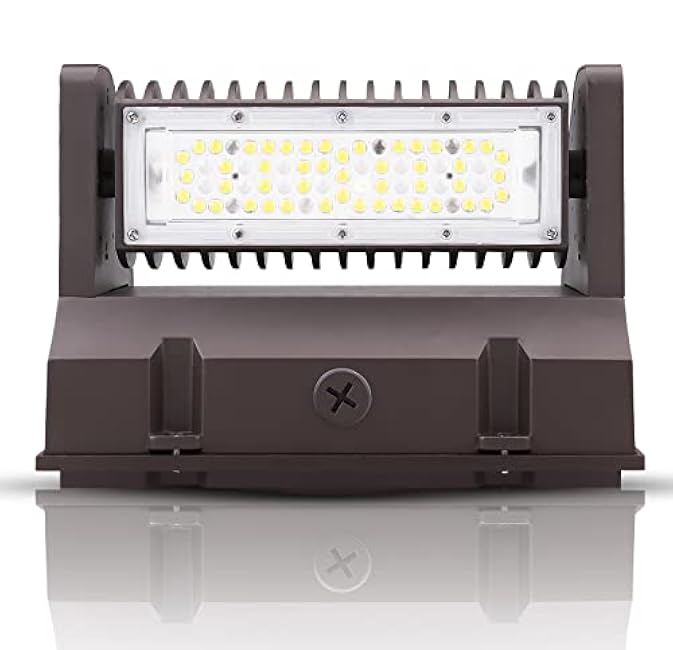 OSTEK LED Wall Pack Light 40W Rotatable Adjustable 5000K 5500LM, Outdoor Area Pack Led Light Fixture IP65, UL, DLC