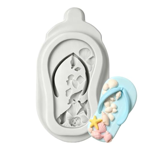 3D Summer Flip Flop Silicone Mold