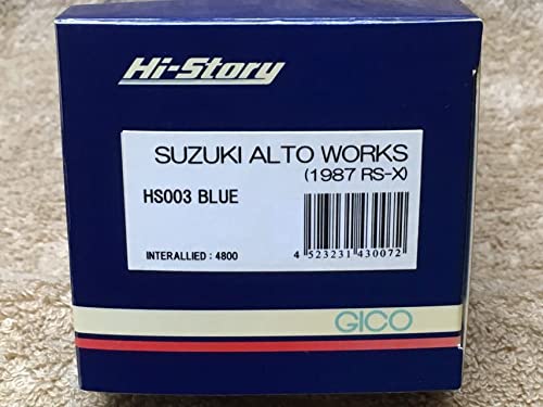Amazon | Hi-Story 1/43 スズキ アルト ワークス 初代 RS-X ブルー1987