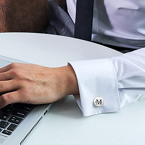 Mancuernillas Personalizadas para Hombre con Iniciales miniatura 3