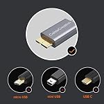 CableCreation USB3.0 External Hard Drive Cable 3.3FT, USB 3.0 Micro B Cable 5Gbps Data, USB 3.0 External Hard Drive Cord Works for WD Toshiba Seagate Hard Drive Galaxy S5, and More 1m