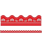 Carson Dellosa Red Bandana Borders (1256)