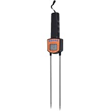 Grain Moisture Tester with Voice Prompt and Backlit LCD Display   Accurate and Portable Digital Grain Moisture Meter for Wheat Other Grains