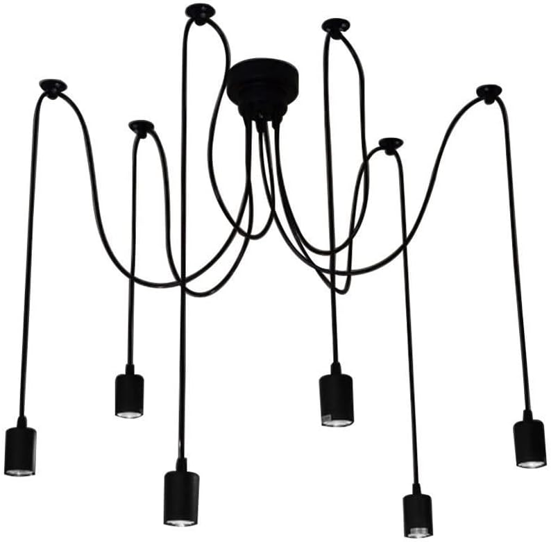 Suspension Classique Plusieurs Lumières - Lustre Rétro Lumière Araignée Vintage Industriel Plafonnier Edison Lampe Suspendue Pour Salle À Manger Chambre Hôtel E27 Outlet/6 Lights