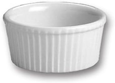 White 2.75 Oz. Fluted Ramekin