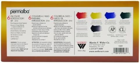 Miniatura 4 de Permalba 1081Fine Art Profesional Juego Set, Color de aceite de aceite, 1,25oz