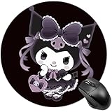 マウスパッド クロミ ラウンドマウスパッド ゲーミングマウスパッド リストレスト アニメーション デスクマット 大きい ファッション 会社 耐久性のある 丸形かわいい マウスパッド ゲーミングマウスパッド 防水 滑り止め 耐久性 おしゃれ マウス用パッド ズ オフィス/自宅兼用 4 PCS