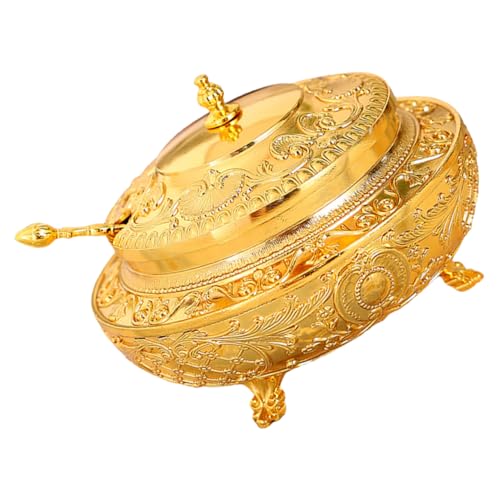 PRETYZOOM 1Set Style Spice Container Capacity Seasoning Storage Pot with Spoon for Salt Sugar and Spices for Kitchen Decor and Holiday Gatherings