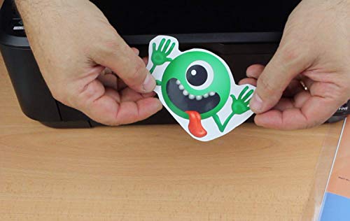 Ppd 50 Sheets Inkjet Glossy Photo Sticker Paper 35Lbs 120Gsm 8.5X11 Full Sheet Self Adhesive Instant Dry True Photographic Quality (Ppd-73-50) #TOP4