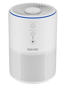 Slevoo – Slevoo Luftreiniger für Zuhause, Tierhaarallergie, 3-in-1 HE