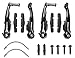 Tektro 930AL Mini V Brake Pull Front & Rear Brakes For BMX Cyclocross Road