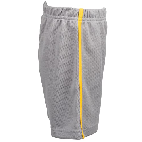 Monster Jam Maximum Destruction Big Boys T-Shirt Mesh Shorts Yellow/Gray 10-12