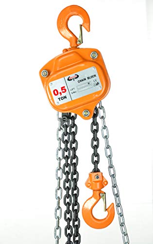 Produktfoto von Pro-Lift-Werkzeuge 500kg Kettenzug 3 m Hubhöhe Ratschenzug Hebezug Hebelzug Handkettenzug Kranzug 500 kg Kran Kette&hellip;