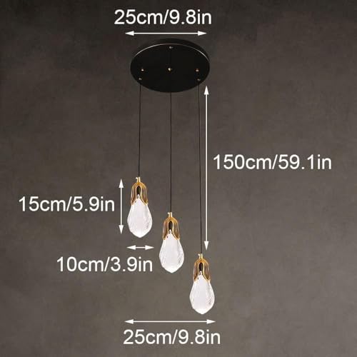Suspension LED moderne pour éclairer un plan de travail sans éblouir