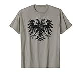 Design del Sacro Romano Im BANDIERA DEL SANTO IMPERO ROMANO CON AQUILA A DOPPIA TESTA Maglietta