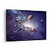 Produktbild Bild auf Leinwand - Leinwandbild - Einteilig - Kosmos Planeten die Sterne - 70x50cm - Wand Bild - Wanddeko - Wandbilder - Leinwanddruck - Bilder - Wanddekoration - Leinwand bilder - AA70x50-4851