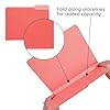100 Blue Summit Supplies Colored File Folders, 1/3 Cut, Letter Size File Folders, Decorative Multicolor Gem Tone Colors, Durable 11pt Paper, Two-Tone Design #2
