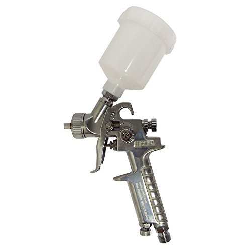 Duren 2 x Mini HVLP Smart Repair Gravity Spray Gun 0.8mm For Solvent/Water Based Paint Stainless Steel Nozzle Needle Cup Size 125ml