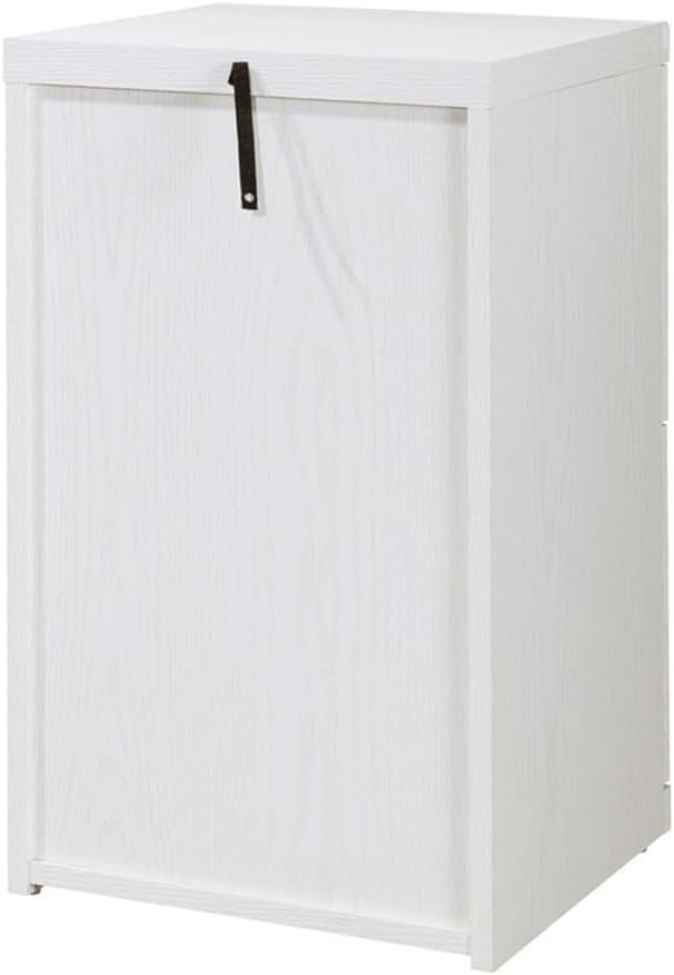 Pemberly Row 2-Drawer Wood Vertical File Cabinet, 16.75" W x 17" D x 28.5" H, White Finish, Locking Top Drawer, Letter Size Storage, Easy Assembly, Smooth Euro-Style Glides for Home or Office Use