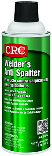 CRC Welder's Anti-Spatter 03083 14 Wt. Oz., Water-Based Anti-Spatter Aerosol Spray (Pack of 12)