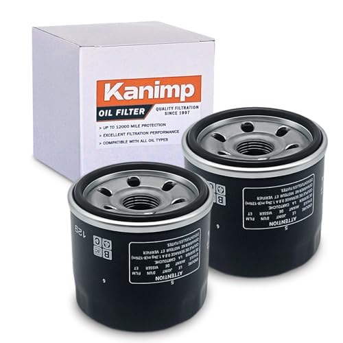136-7848 120-4276 Oil Filter for Toro V-Twin Engine Timecutter SW4200 SW5000 SS4250 SS5000 SS5425 MX5000 ZS SW SS MX SWX HD Zero Turn Mower Replaces 127-9222 126-5234 (2 PCS)