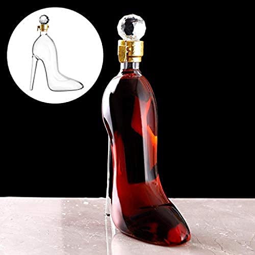 350 ml hoge hakken vorm decanter luxueuze kristal rode wijn brandewijn champagne glazen decanter fles, helder, 18x8x27.5cm - Image 5