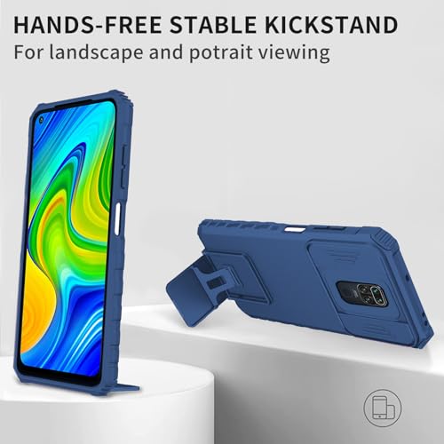 Coque Redmi Note 9 avec protection écran verre trempé et antichoc