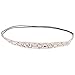 Produktbild Frcolor Damen Mädchen handgefertigte Strass Stirnband Crystal Perlen Spitzen Haarband Hochzeit Haarschmuck