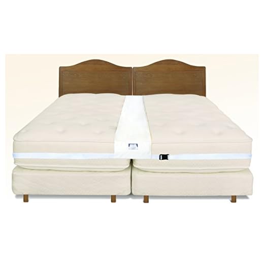 Easy King Sistema de Doble Cama – Kit de convertidor Doble a King – Incluye Puente de Cama y cinturón de conexión Ajustable